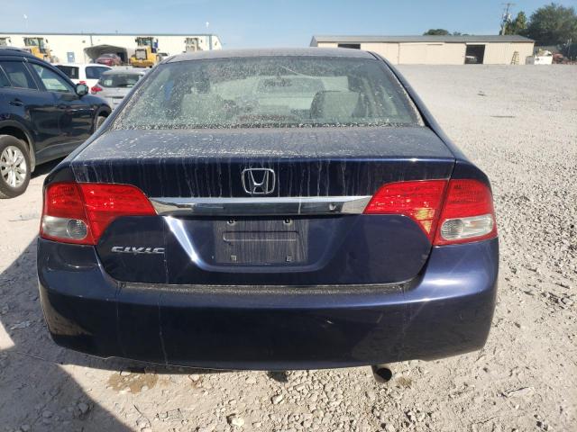 19XFA16559E049926 - 2009 HONDA CIVIC LX BLUE photo 6