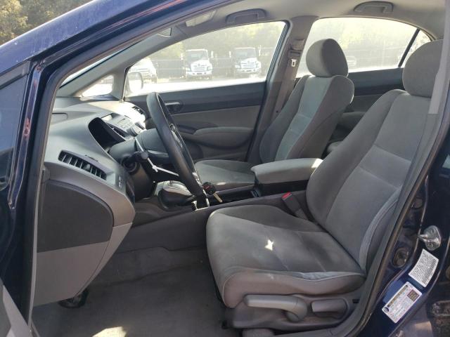 19XFA16559E049926 - 2009 HONDA CIVIC LX BLUE photo 7