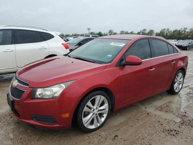 1G1PH5S90B7272051 - 2011 CHEVROLET CRUZE LTZ RED photo 1