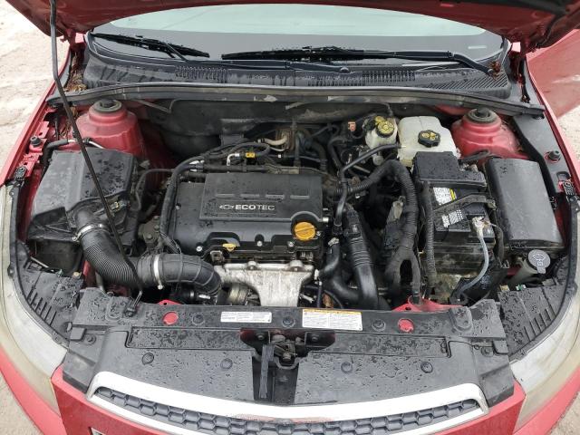 1G1PH5S90B7272051 - 2011 CHEVROLET CRUZE LTZ RED photo 11