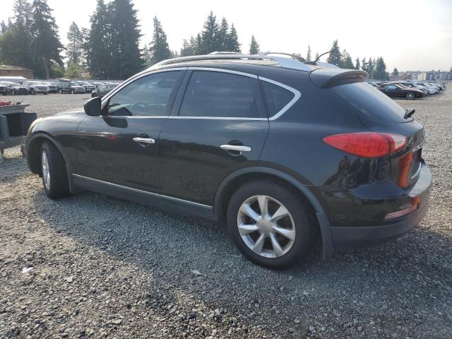 JNKAJ09F28M354856 - 2008 INFINITI EX35 BASE BLACK photo 2