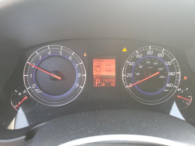 JNKAJ09F28M354856 - 2008 INFINITI EX35 BASE BLACK photo 9