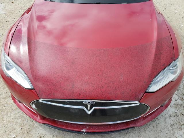 5YJSA1CP1DFP09595 - 2013 TESLA MODEL S 红色 照片 11