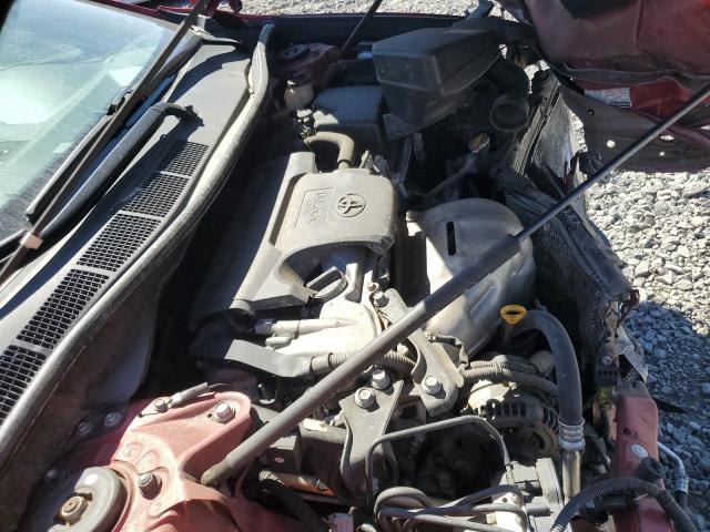 4T1BF1FK6CU509816 - 2012 TOYOTA CAMRY BASE RED photo 11