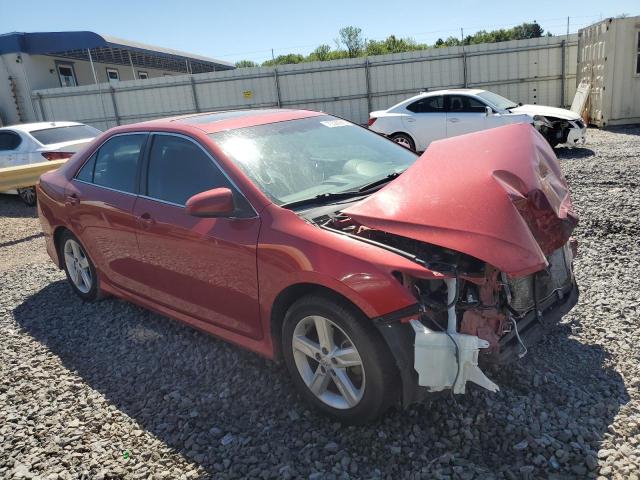 4T1BF1FK6CU509816 - 2012 TOYOTA CAMRY BASE RED photo 4