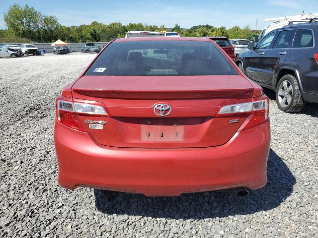 4T1BF1FK6CU509816 - 2012 TOYOTA CAMRY BASE RED photo 6