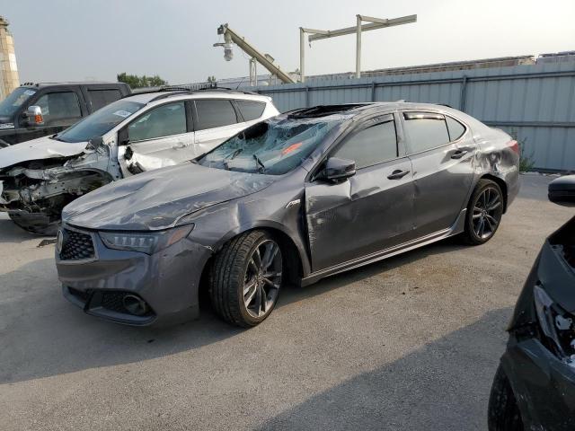 19UUB2F65JA004366 - 2018 ACURA TLX TECH+A Մոխրագույն լուսանկար 1