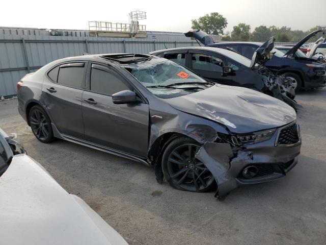 19UUB2F65JA004366 - 2018 ACURA TLX TECH+A Մոխրագույն լուսանկար 4