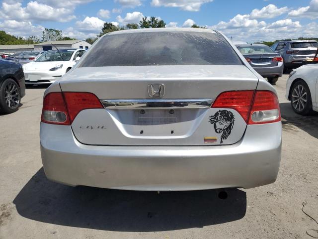 2HGFA16969H502198 - 2009 HONDA CIVIC EXL SILVER photo 6