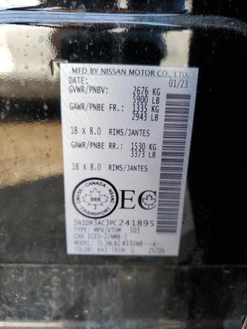 5N1DR3AC3PC241895 - 2023 NISSAN PATHFINDER S Negro foto 14