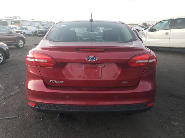 1FADP3H24HL237370 - 2017 FORD FOCUS SEL RED photo 6