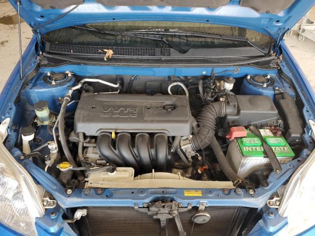 2T1KR32E88C691725 - 2008 TOYOTA COROLLA MA XR BLUE photo 11