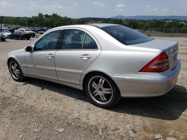 WDBRF40J13F388703 - 2003 MERCEDES-BENZ C 230K SPORT SEDAN SILVER photo 2