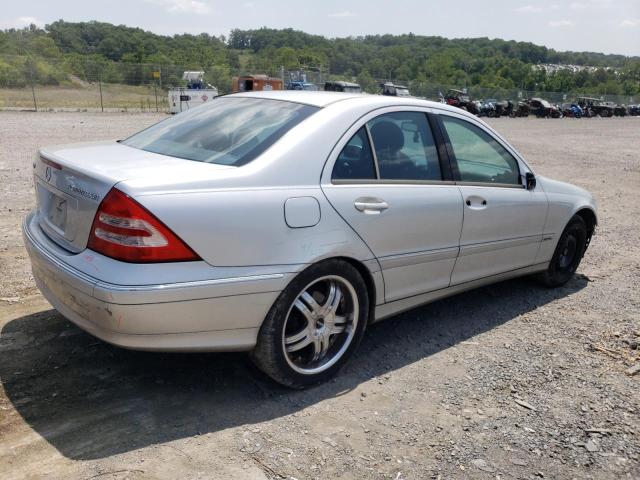 WDBRF40J13F388703 - 2003 MERCEDES-BENZ C 230K SPORT SEDAN SILVER photo 3