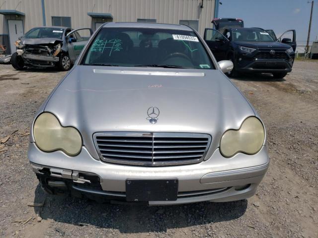 WDBRF40J13F388703 - 2003 MERCEDES-BENZ C 230K SPORT SEDAN SILVER photo 5