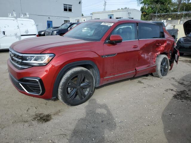 1V2ME2CA3MC231223 - 2021 VOLKSWAGEN ATLAS CROS SE RED photo 1