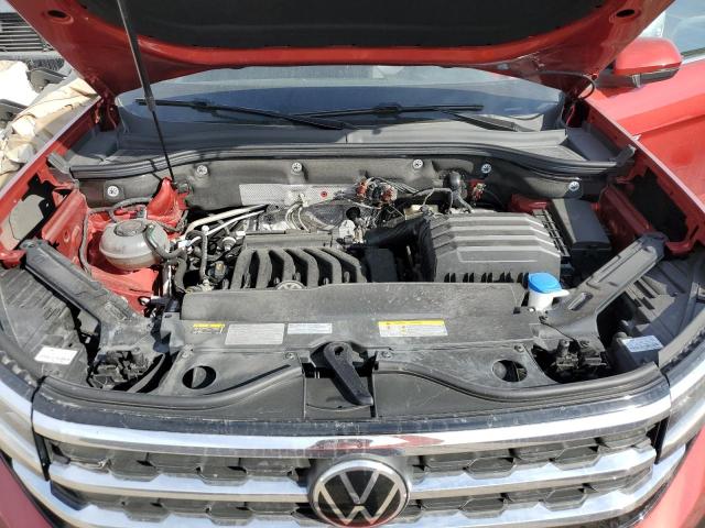 1V2ME2CA3MC231223 - 2021 VOLKSWAGEN ATLAS CROS SE RED photo 12