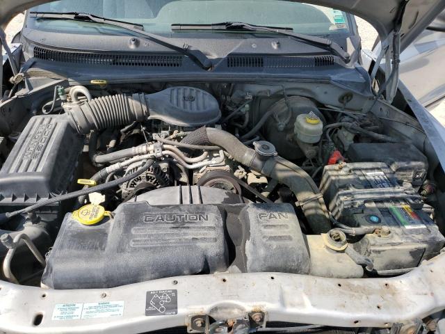 1B7GG22XXYS551004 - 2000 DODGE DAKOTA SILVER photo 11