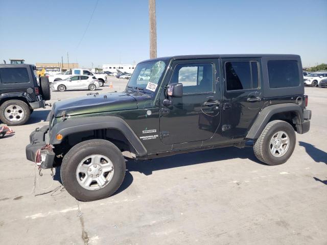 1J4BA3H18BL597284 - 2011 JEEP WRANGLER U SPORT GREEN photo 1