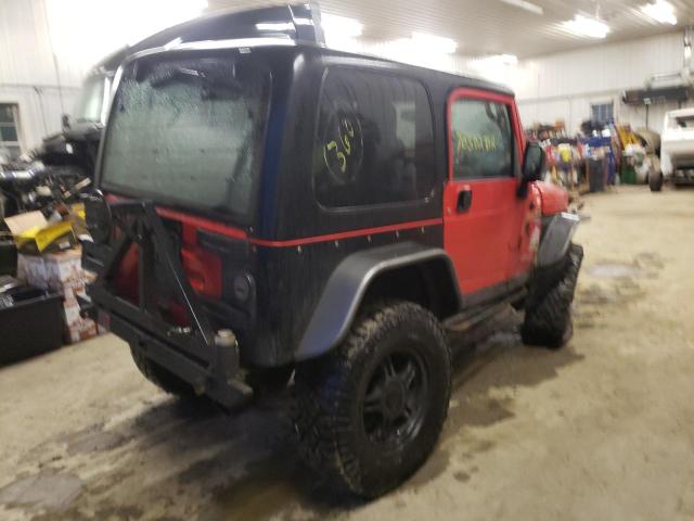 1J4FA69S26P733739 - 2006 JEEP WRANGLER / RUBICON RED photo 3