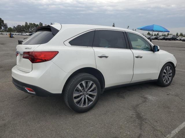 5FRYD3H44FB014377 - 2015 ACURA MDX TECHNOLOGY WHITE photo 3
