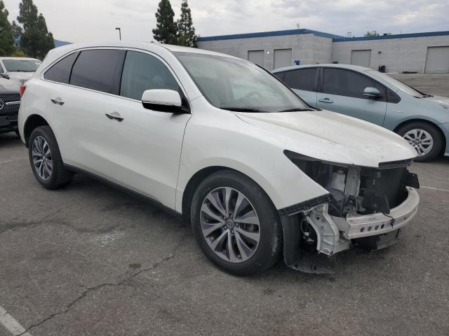 5FRYD3H44FB014377 - 2015 ACURA MDX TECHNOLOGY WHITE photo 4