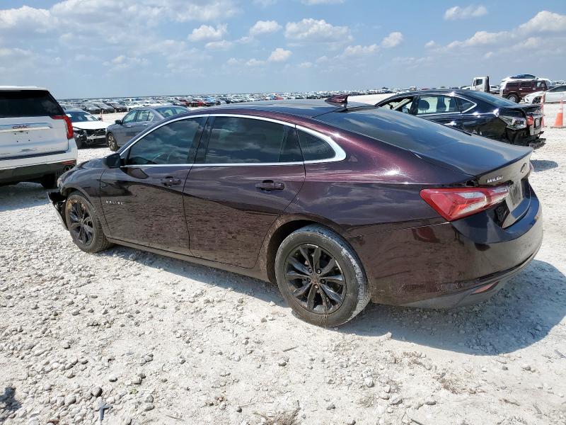 1G1ZD5ST6MF070159 - 2021 CHEVROLET MALIBU LT BURGUNDY photo 2