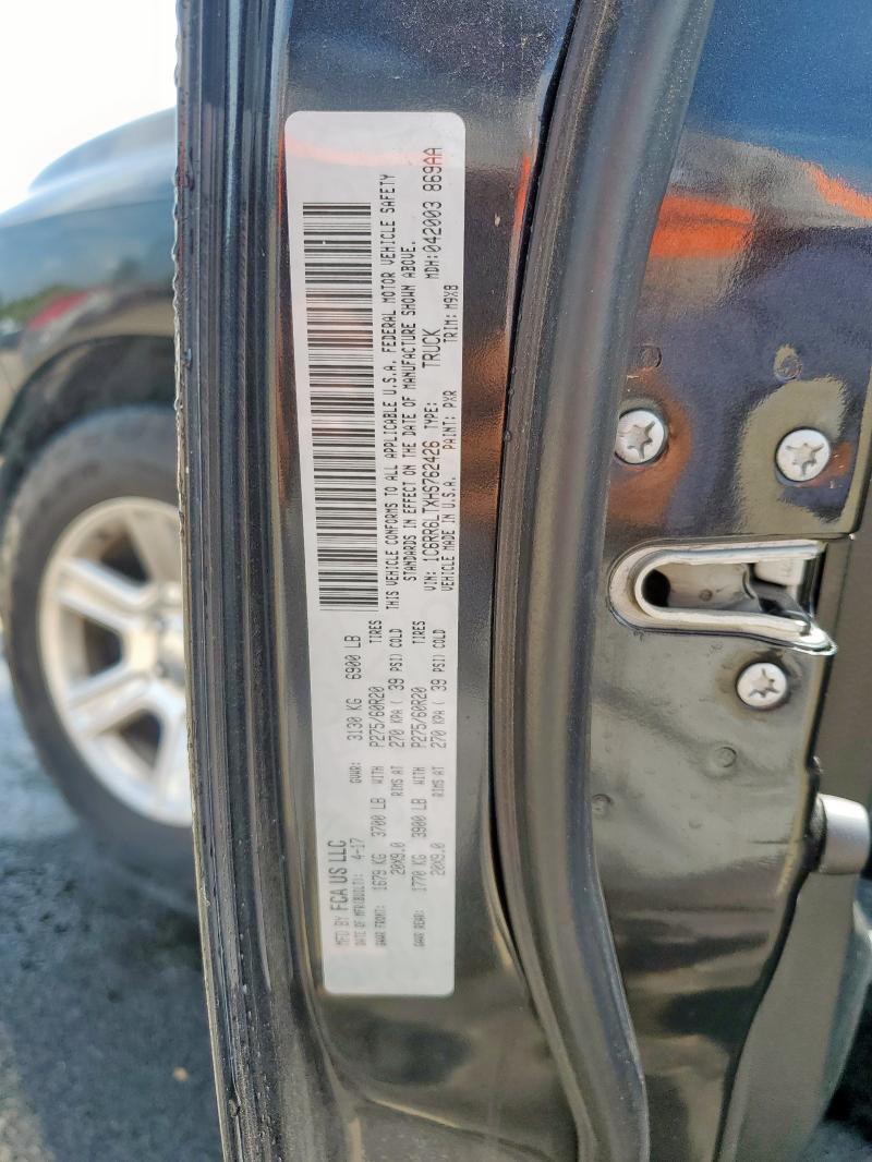 1C6RR6LTXHS762426 - 2017 RAM 1500 SLT 石墨色 照片 12