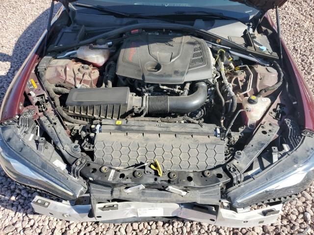 ZARFAEDN5J7567359 - 2018 ALFA ROMEO GIULIA Q4 ბურგუნდია ფოტო 11