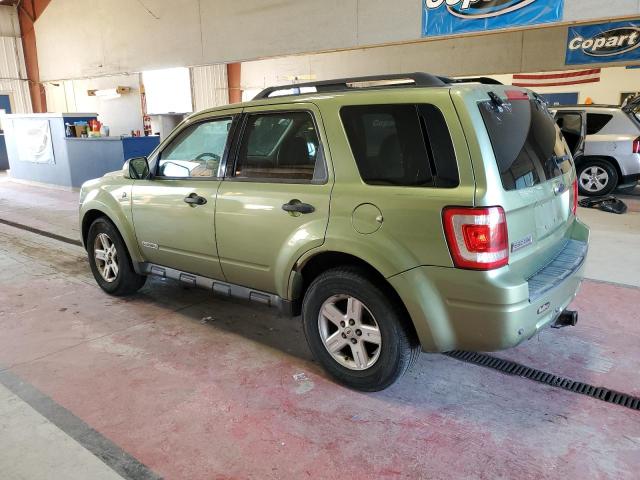 1FMCU59H18KD05347 - 2008 FORD ESCAPE HEV GREEN photo 2