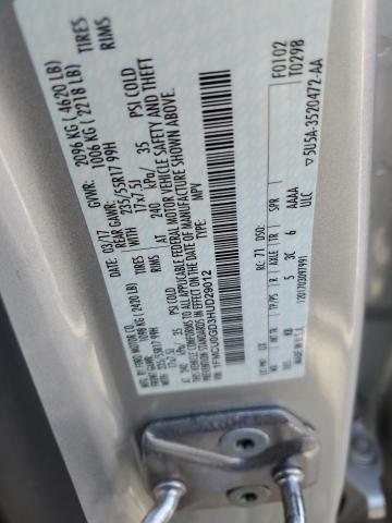 1FMCU0GD3HUD29012 - 2017 FORD ESCAPE SE 银色 照片 13