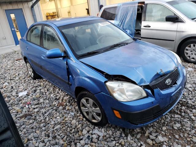 KNADE223796543651 - 2009 KIA RIO BASE BLUE photo 4