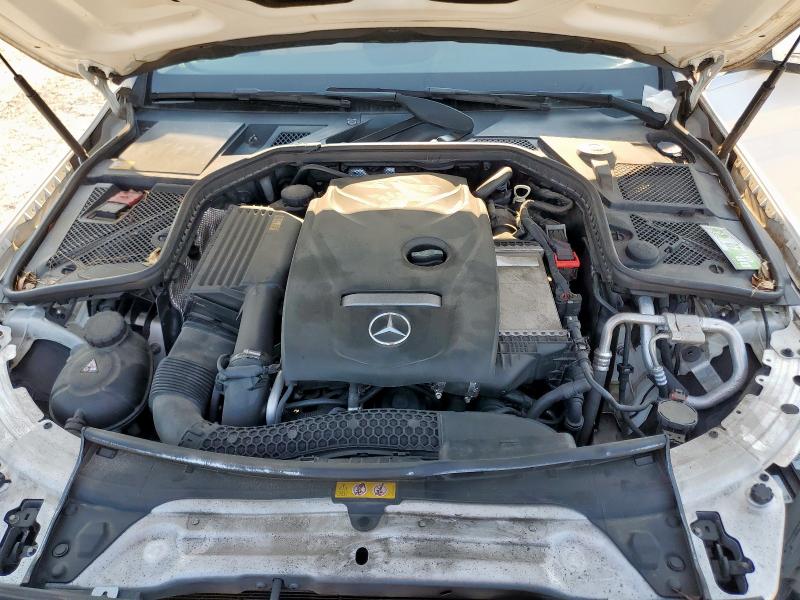 55SWF4KB6FU012886 - 2015 MERCEDES-BENZ C 300 4MATIC WHITE photo 11