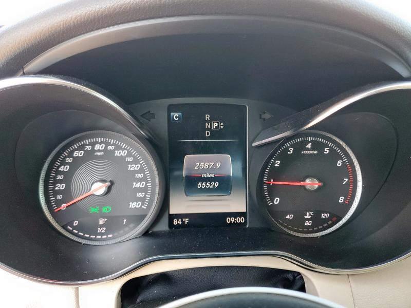 55SWF4KB6FU012886 - 2015 MERCEDES-BENZ C 300 4MATIC WHITE photo 9