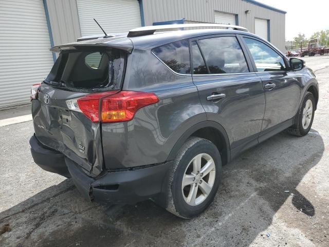 JTMRFREV7ED058105 - 2014 TOYOTA RAV4 XLE GRAY photo 3