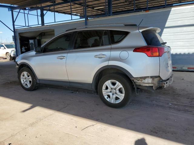 JTMBFREV3DD012075 - 2013 TOYOTA RAV4 LE SILVER photo 2