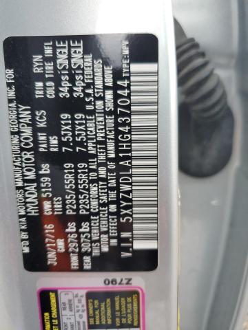 5XYZWDLA1HG437044 - 2017 HYUNDAI SANTA FE SPORT Gümüş foto 12