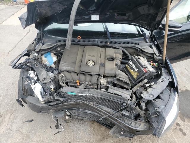 3VWDZ7AJ2BM317380 - 2011 VOLKSWAGEN JETTA SE Schwarz Foto 11