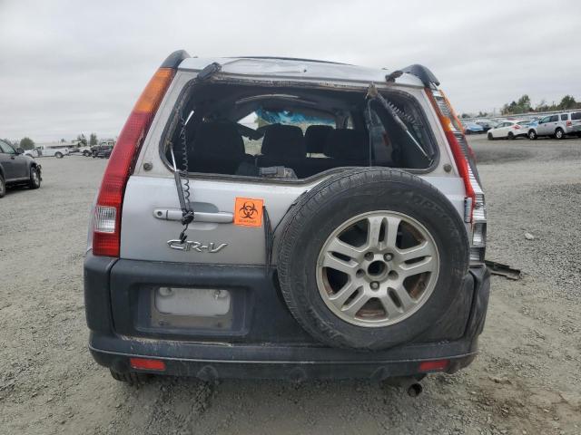JHLRD78884C006571 - 2004 HONDA CR-V EX SILVER photo 6