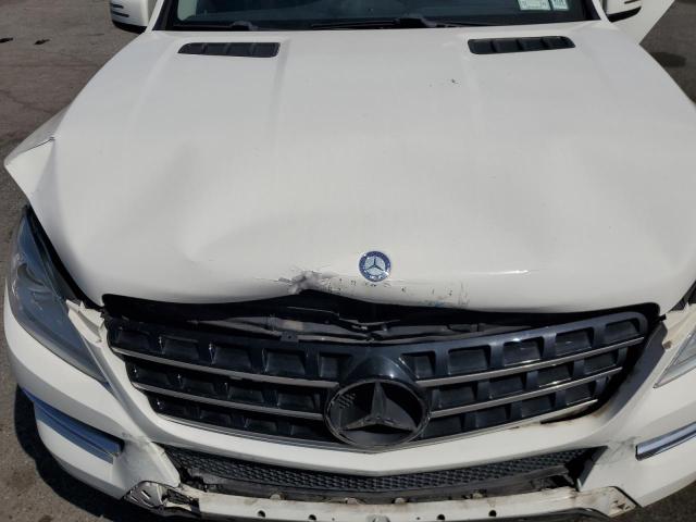 4JGDA5HB9DA215907 - 2013 MERCEDES-BENZ ML 350 4MATIC WHITE photo 12