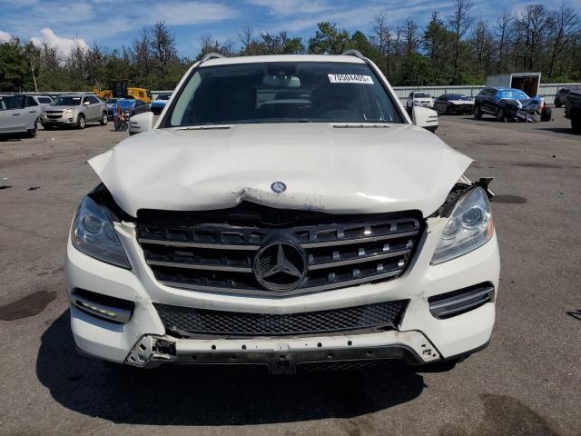 4JGDA5HB9DA215907 - 2013 MERCEDES-BENZ ML 350 4MATIC WHITE photo 5