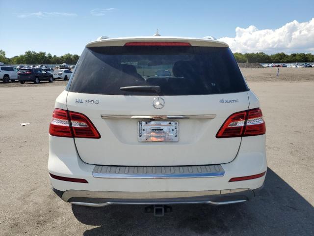 4JGDA5HB9DA215907 - 2013 MERCEDES-BENZ ML 350 4MATIC WHITE photo 6