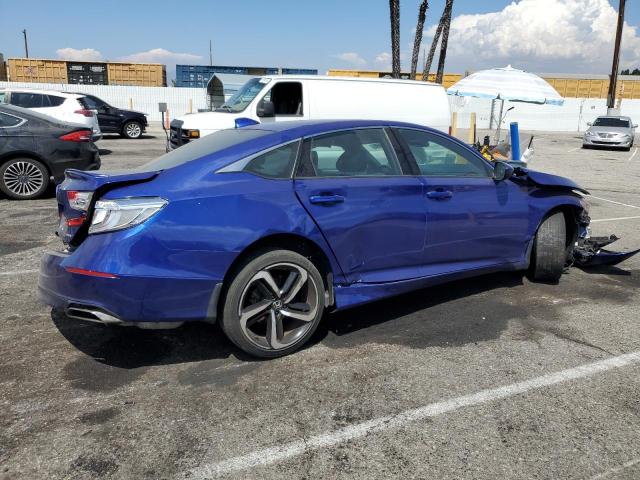 1HGCV1F38KA034000 - 2019 HONDA ACCORD SPORT أزرق صورة 3