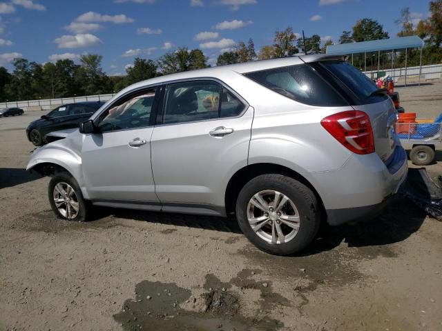 2GNALBEK6H1600384 - 2017 CHEVROLET EQUINOX LS SILVER photo 2