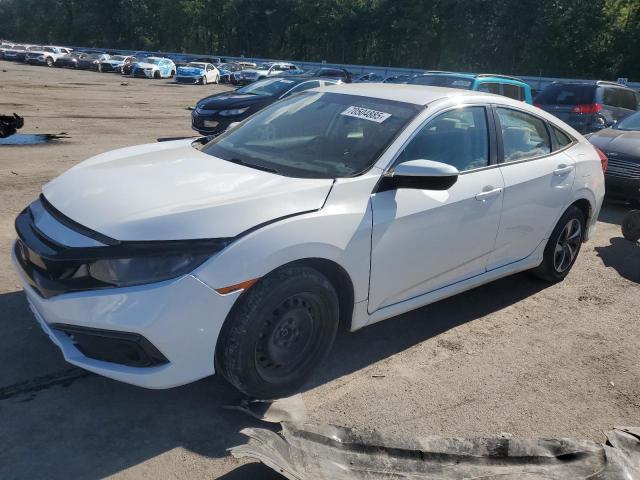 2HGFC2F69KH547955 - 2019 HONDA CIVIC LX WHITE photo 1