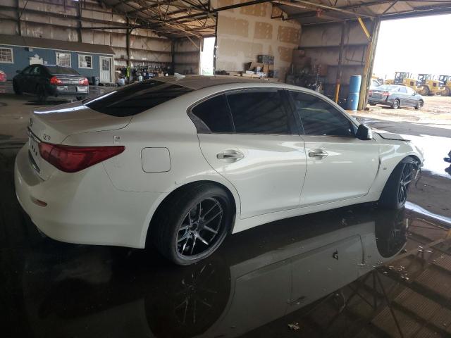 JN1BV7AP0EM689569 - 2014 INFINITI Q50 BASE თეთრი ფოტო 3