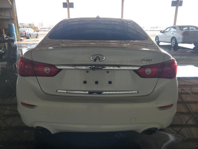 JN1BV7AP0EM689569 - 2014 INFINITI Q50 BASE თეთრი ფოტო 6