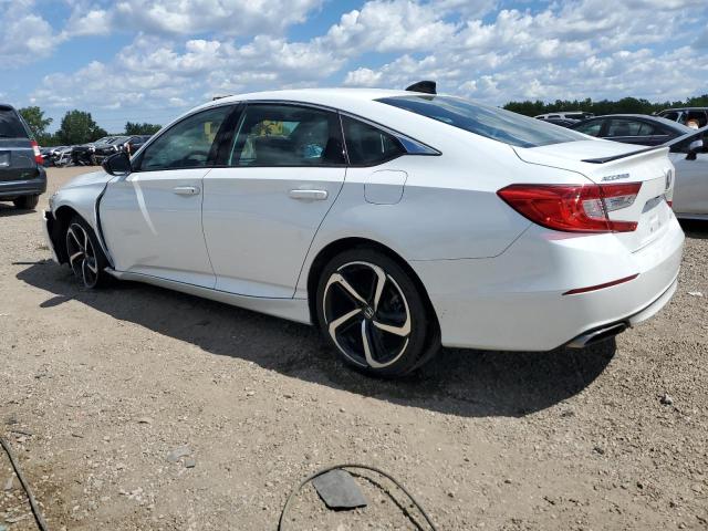 1HGCV1F30NA105517 - 2022 HONDA ACCORD SPORT WHITE photo 2
