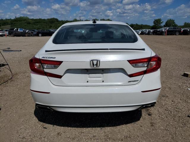 1HGCV1F30NA105517 - 2022 HONDA ACCORD SPORT WHITE photo 6