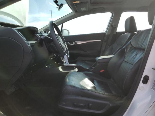19XFB2F94EE247199 - 2014 HONDA CIVIC EXL WHITE photo 7